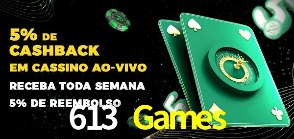 Promoções do cassino ao Vivo 613 Games